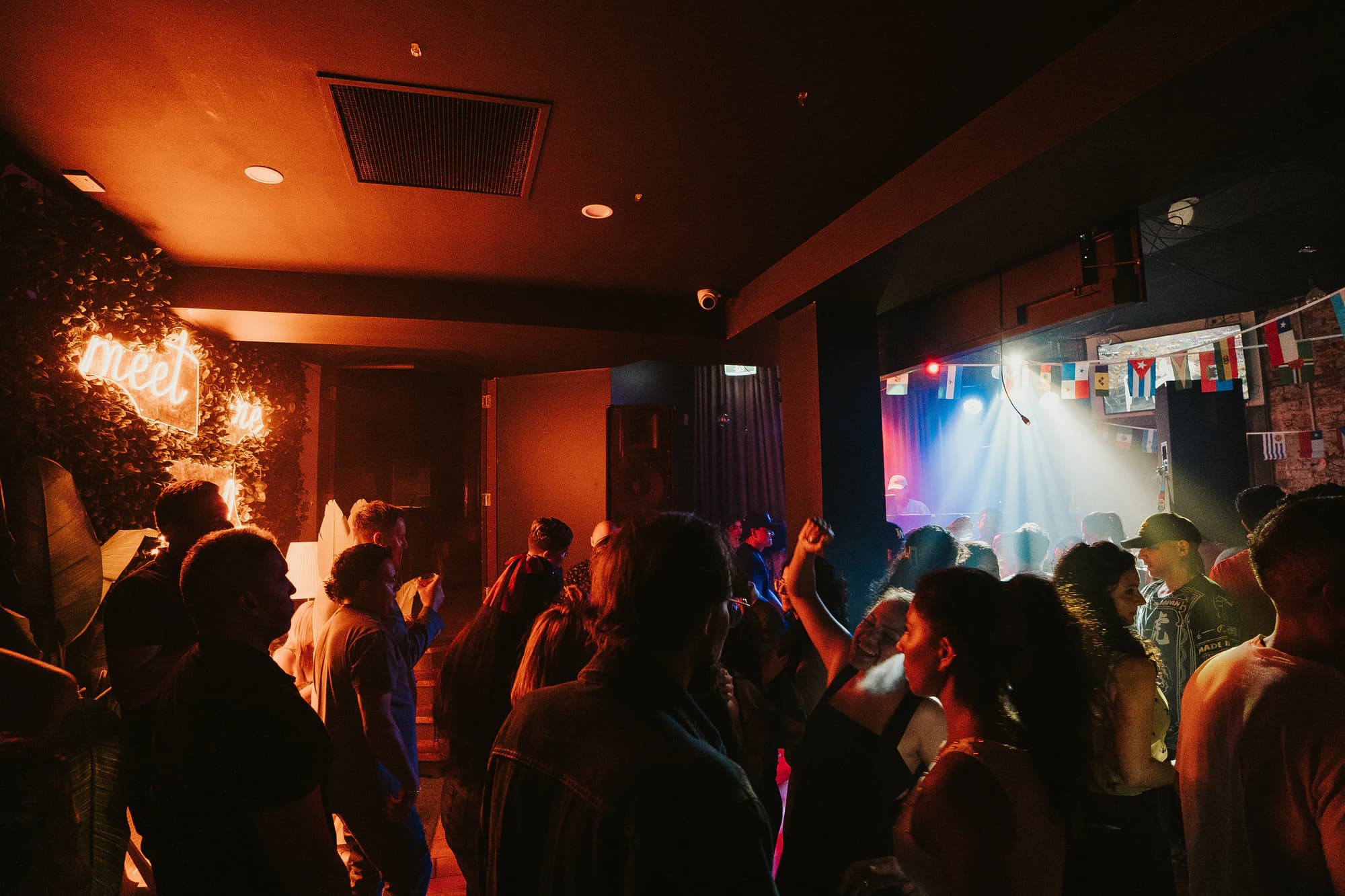 Guests enjoying evening entertainment at The Cornerstone Pub